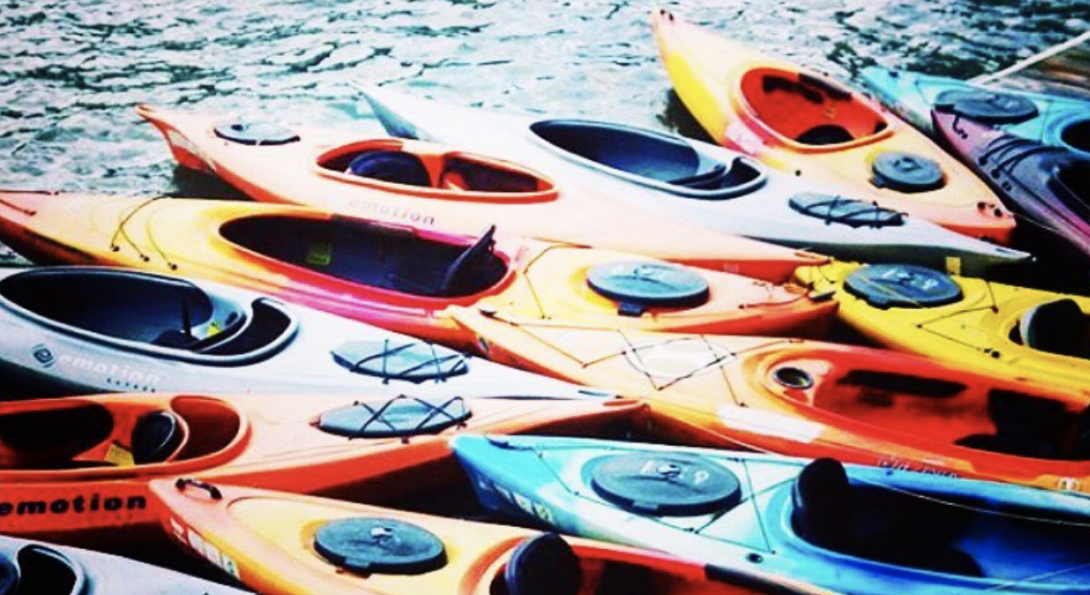 Image of kayaks
