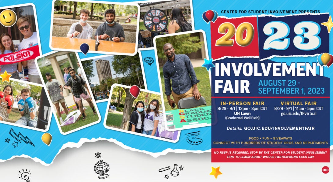 Club Fairs are August 24 & 29. These 185 student orgs will be